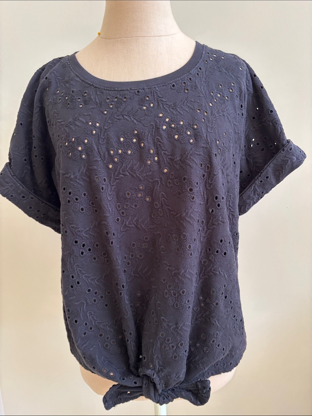 Anthropologie Sanctuary All Day Eyelet Tee